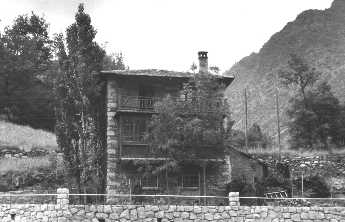 El xalet dels monjos de Montserrat a l'actual avinguda Fiter i Rossell. 