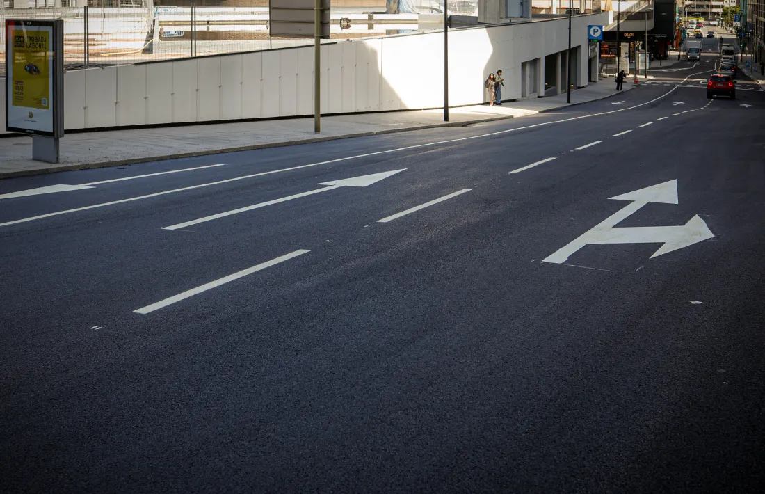 El carrer de la Unió ha estrenat recentment tres carrils de circulació.